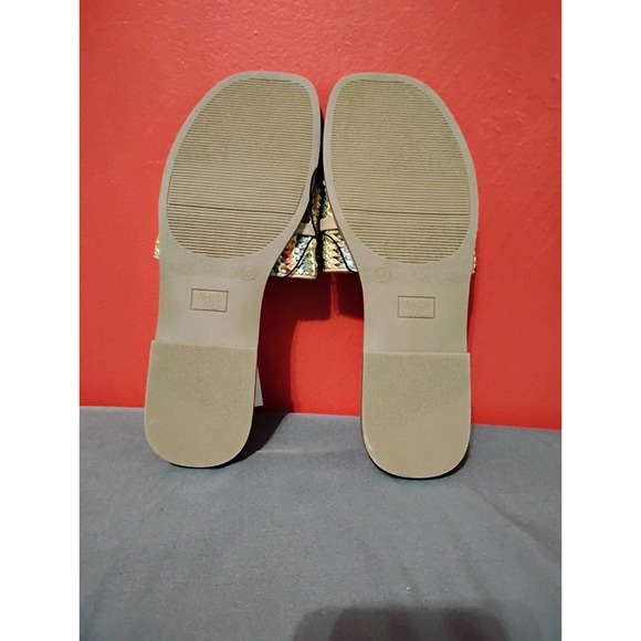 Time And Tru Women's Horsebit Hardware Slide Sandals Size 8 New - Picture 4 of 5